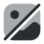 Gallery Slash SVG Icon